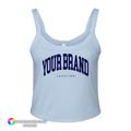 Custom BELLA + CANVAS Women's Micro Rib Spaghetti Strap Tank