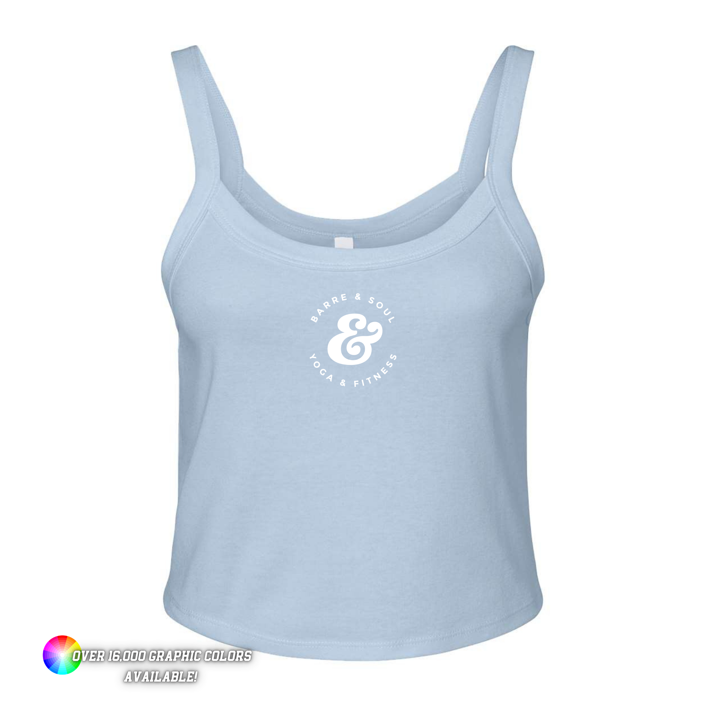 Custom BELLA + CANVAS Women's Micro Rib Spaghetti Strap Tank