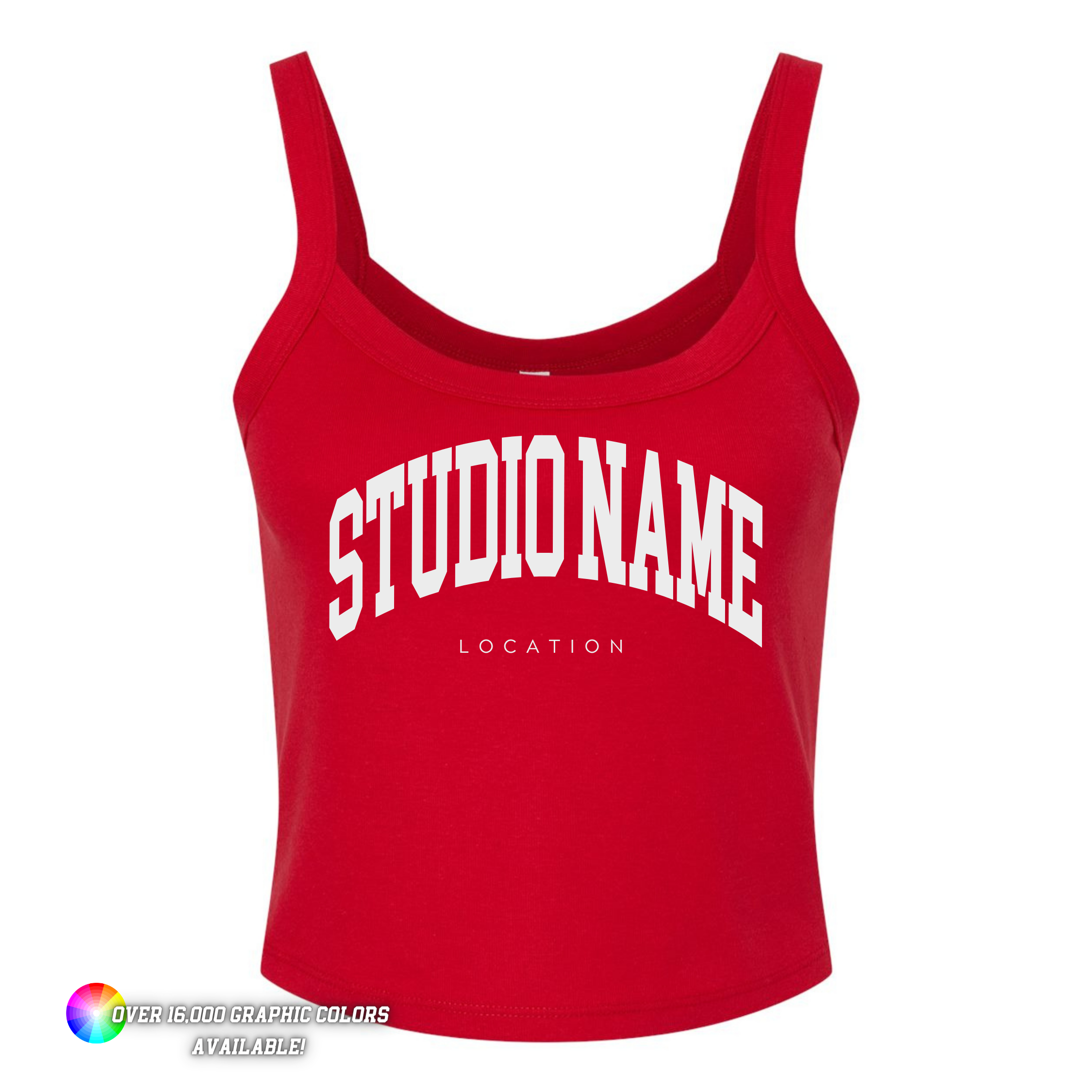 Custom BELLA + CANVAS Women's Micro Rib Spaghetti Strap Tank