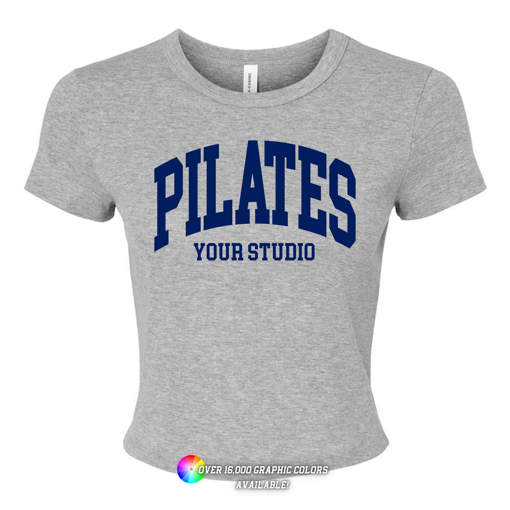 *New Colors* Custom Branded Logo Women's Micro Rib Baby Tee