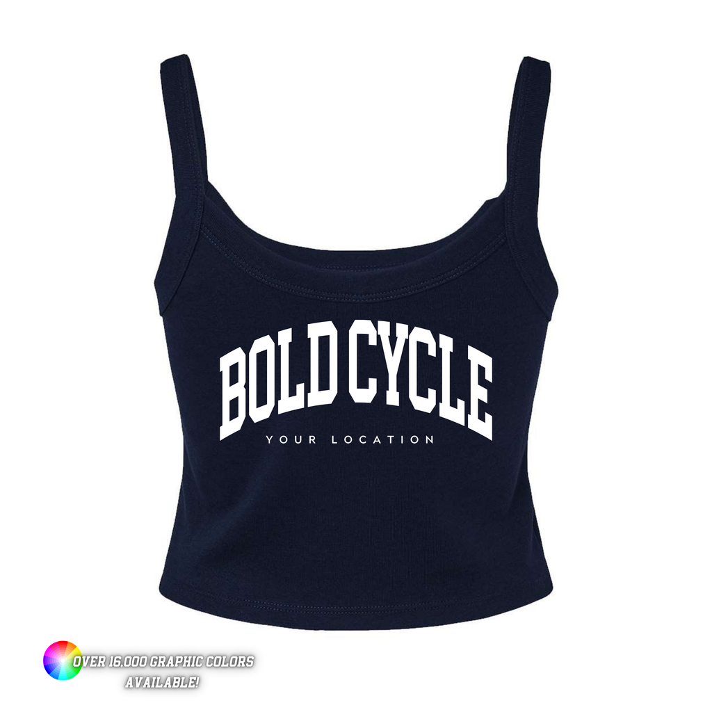 Custom BELLA + CANVAS Women's Micro Rib Spaghetti Strap Tank