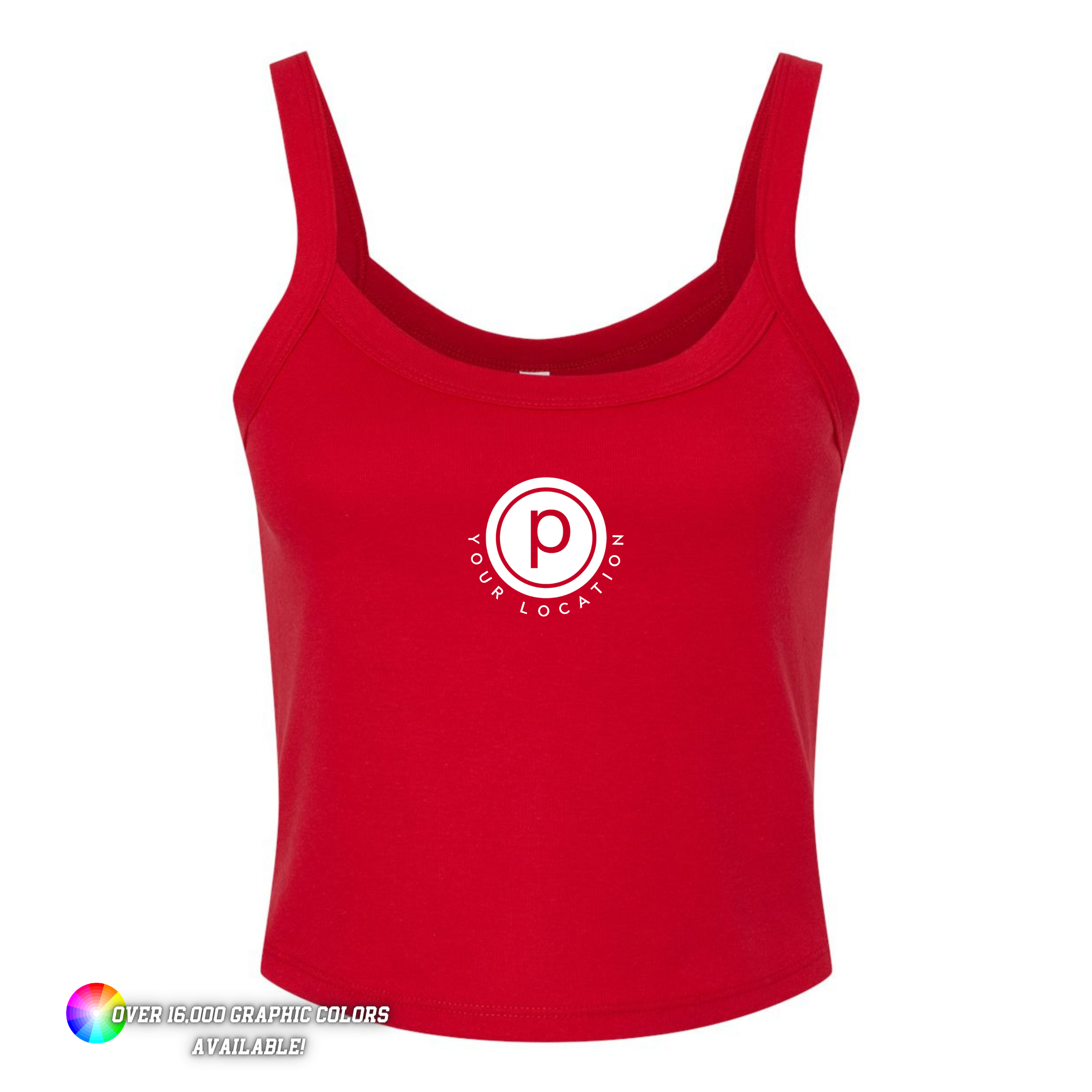 Custom BELLA + CANVAS Women's Micro Rib Spaghetti Strap Tank