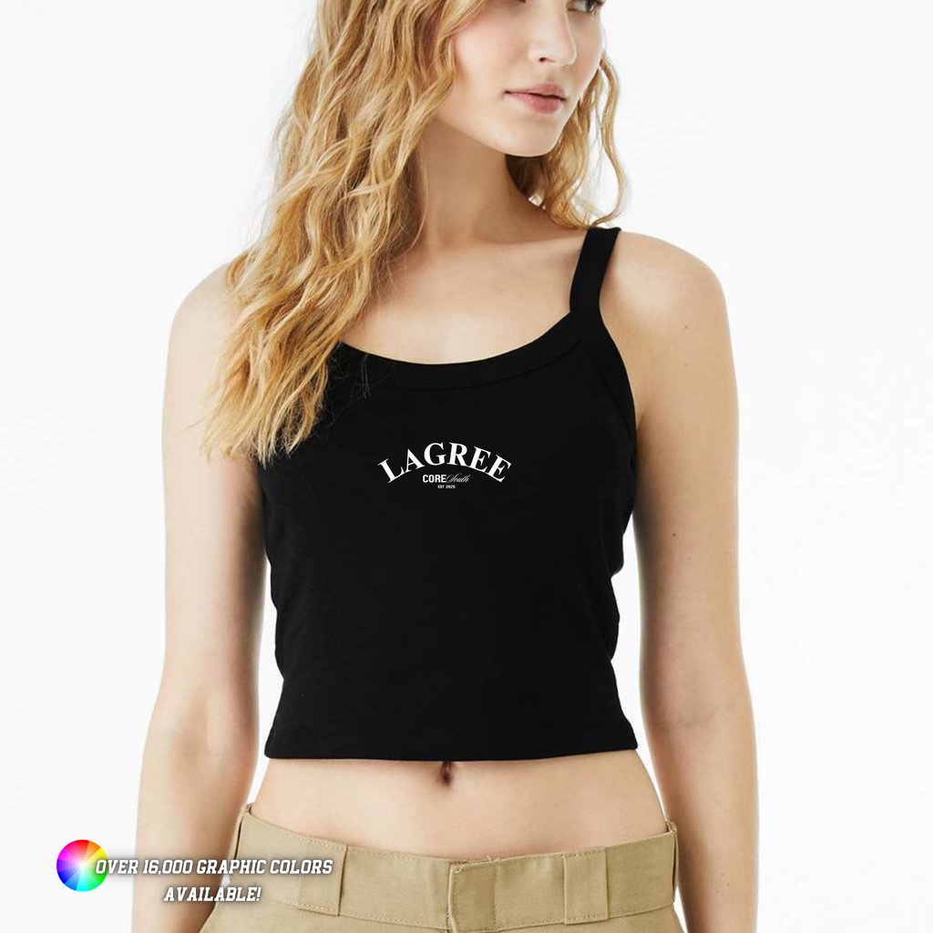 Custom BELLA + CANVAS Women's Micro Rib Spaghetti Strap Tank