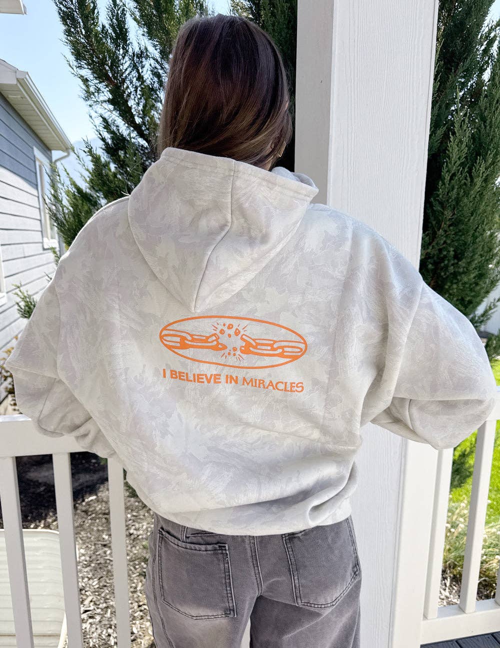 I Believe in Miracles Camo Unisex Hoodie