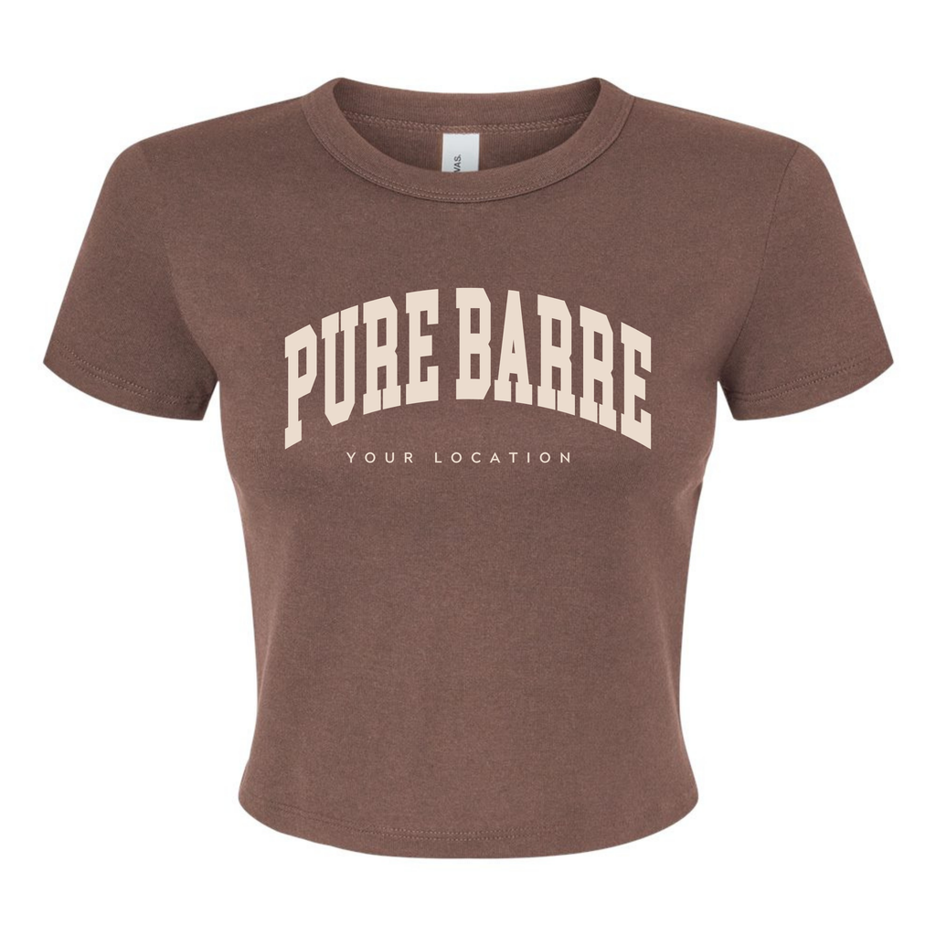 *New Colors* Custom Branded Logo Women's Micro Rib Baby Tee